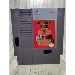 Jordan vs Bird One On One NES Original Nintendo Authentic Game Cartridge Only